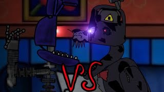 Dc2FNAF Ignited Bonnie Vs Nightmare Bonnie [upl. by Telfer851]