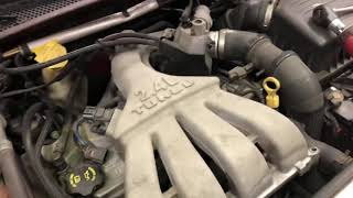 Pt Cruiser fuel injector replacement part 1 [upl. by Schulz211]