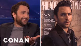 Charlie Days Douchey Photoshoot  CONAN on TBS [upl. by Aiekat190]