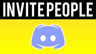 How To Invite People To a Discord Server [upl. by Ertnom]