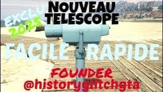 NEW TRANSFERT TELESCOPE GLITCH MASQUECASQUE ITEM INTERDIT BY historyglitchgta ONLINEOLD NEXT GEN [upl. by Vezza507]