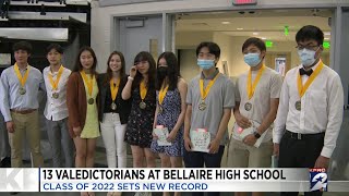 13 valedictorians at Bellaire High School [upl. by Suzanna]