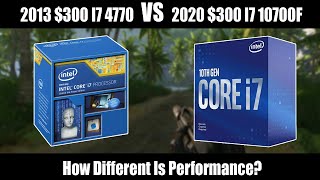 The i7 4770 Vs i7 10700F  Old 300 CPU Vs New 300 CPU [upl. by Lontson25]