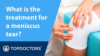 What is the treatment for a meniscus tear [upl. by Retnuh]