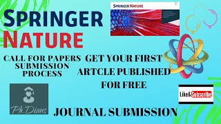 How to Submit research article for SPRINGER NATURE Naturepublishing Springer SNAPPLIED SCIENCES [upl. by Nhguaved]