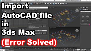 How to import Ai Illustrator file into 3ds max 2020  Tutorials  CG Deep [upl. by Akienaj]