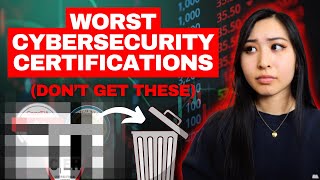 Cybersecurity Certs that ARE NOT Worth It  Which Cybersecurity Certs ARENT Worth It to Get [upl. by Toft218]