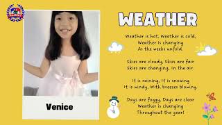 Weather Poem by KS1 [upl. by Niwrehs]