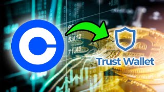 How To Transfer Crypto From Coinbase To Trust Wallet EASY [upl. by Biebel798]