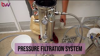 Pressure Filtration System Demo [upl. by Kreegar682]