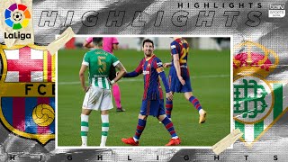 FC Barcelona 5  2 Real Betis  HIGHLIGHTS amp GOALS  1172020 [upl. by Lempres]