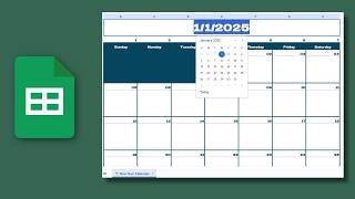 How to Create Your Calendar in a Google Sheet [upl. by Neilla]