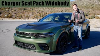 Review 2020 Dodge Charger Scat Pack Widebody  The Best Performance Bargain [upl. by Suedama]