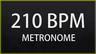 210 BPM  METRONOME [upl. by Gracie]