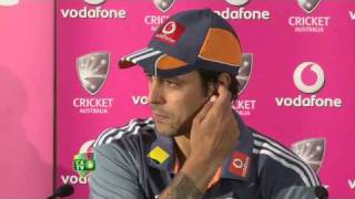 4 Jan Mitchell Johnson press conference [upl. by Ellehsal]