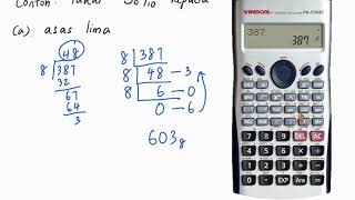 Bab 2 Matematik TIngkatan 4 part 3 Penukaran nombor suatu asas kepada nombor asas yang lain [upl. by Atima]