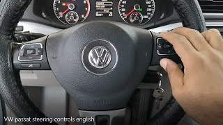 How to replace or repair multifunction steering wheel controls for Volkswagen Passat [upl. by Silrak]