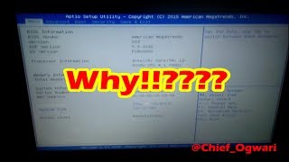 Aptio Setup Utility Problem on Asus Heres why [upl. by Scarito]