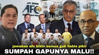 quotOke Kalau Maunya Gituquot Satu Dunia Dibuat Gedeg Sama Jawaban AFC PSSI Jangan Sepelekan Indonesia [upl. by Gnol]