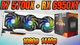 RYZEN 7 5700X  RX 6950 XT  Tested in 15 Games  1080p 1440p [upl. by Innavoig883]