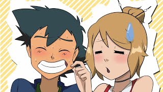 Pokemon AMV  pokeshipping moments  Ash and Serena pokeshippingamourshipping  shorts [upl. by Leitnahs]