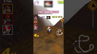 Mario Kart 64 Tricks  Choco Mountain Glitch [upl. by Ardnnek]