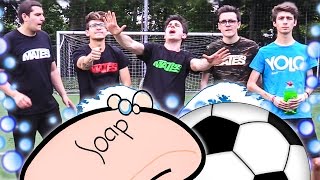 SLIP AND SLIDE FOOTBALL CHALLENGE MATES amp FAVIJ CALCIO SAPONATO [upl. by Berthe]