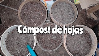 compost de hojas [upl. by Rakabuba]