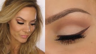 Nude Soft Cut Crease  Matte Natural Eye Makeup Tutorial  Shonagh Scott  ShowMe MakeUp [upl. by Ruenhcs]