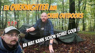 Mer testen den CRUA OUTDOORS 1Mann Zelt an machen en Overnighter [upl. by Atteiluj]