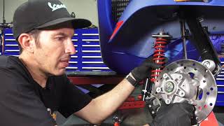 How to Replace amp Upgrade to Bitubo Front Shock on a Modern Vespa [upl. by Magdala]