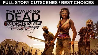 The Walking Dead Michonne  All Cutscenes  Full Movie Telltale Games PC 1080p 60FPS [upl. by Elram]