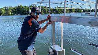 First Time Boat Lift Setup Tips New Lift Or New Boat Here’s Some Techniques to DIY Max Lift Shown [upl. by Kavanaugh]