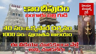 kanchipuram varadaraja perumal temple information in telugu  golden lizard Temples Guide [upl. by Naivad993]