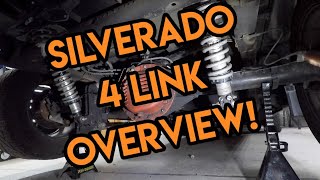 Silverado Custom 4 Link Suspension Overview Custom Drag Suspension on a RCSB Truck [upl. by Rialc311]