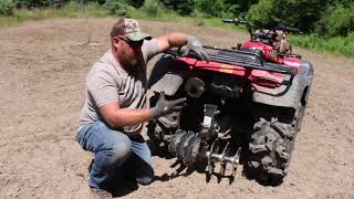 Deer Food Plots Using an ATV [upl. by Kial566]