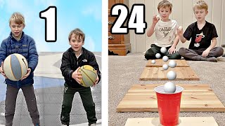 24 TRICK SHOTS in 24 HOURS [upl. by Hellah]