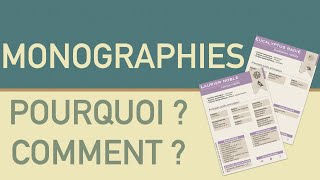 Pourquoi et comment faire une monographie [upl. by Anyalram]