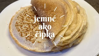 Najlepšie Palacinky jemné ako čipka  Palacinky na slano so Špenátom [upl. by Leibarg47]