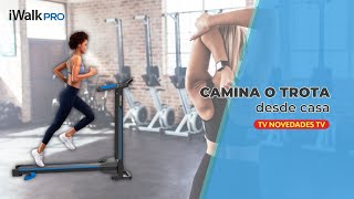 Caminadora y trotadora plegable y portátil con sensores inteligentes  iWalk Pro 110V [upl. by Juliana984]