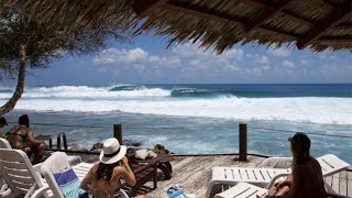 Surfing at Hudhuranfushi Resort Maldives  Lohis [upl. by Gabi]