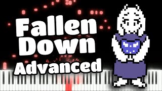 Fallen Down Reprise ADVANCED Piano Arrangement Undertale [upl. by Krilov]