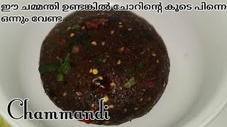 ചമ്മന്തി റെസിപ്പി മലയാളം Chammandi recipe malayalam kerala style chammandi recipeJans taste hub [upl. by Giltzow]