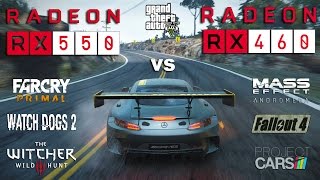 RX 550 vs RX 460 Test in 7 Games Ryzen 1400 [upl. by Seamus581]