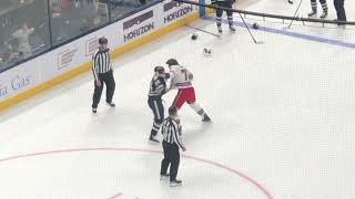 Mathieu Olivier v Matt Rempe FIGHT  NYR vs CBJ 22524 [upl. by Florette]