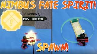 Shindo Life  Nimbus Fate Spirit Spawn and Boss Fight  Showcase [upl. by Harutek]