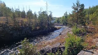 Portage  Granite River to Clove Lake in the BWCA [upl. by Anirtek]