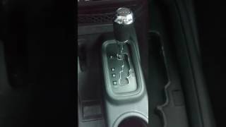 2012 Jeep Wrangler unlimited center console prnd light change [upl. by Cazzie]