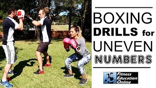 Boxing Drills for Uneven Numbers  FITNESS EDUCATION ONLINE [upl. by Baniez]