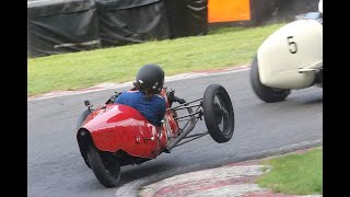 VSCC Cadwell Park 2022 Under 30s Race Morgan Super Aero [upl. by Shaum]